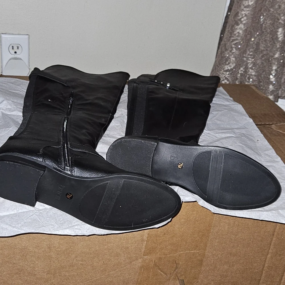 Bar III Black Over the Knee Boots